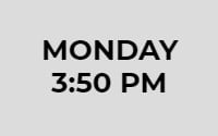 Monday 15:50