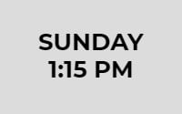 Sunday 13:15