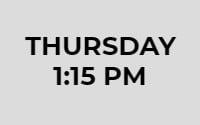 Thursday 13:15