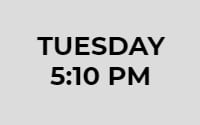 Tuesday 17:10