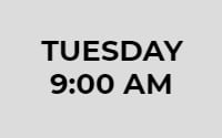 Tuesday 09:00