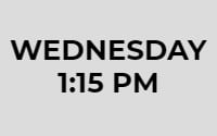 Wednesday 13:15