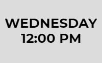 Wednesday 12:00