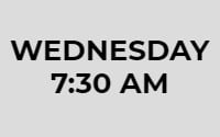 Wednesday 07:30