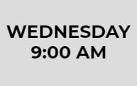 Wednesday 09:00